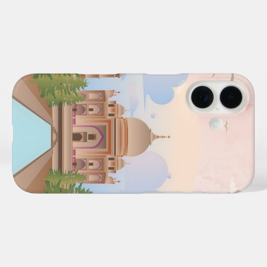 Dromerige taj mahal Case-Mate iPhone case (Achterkant (horizontaal))