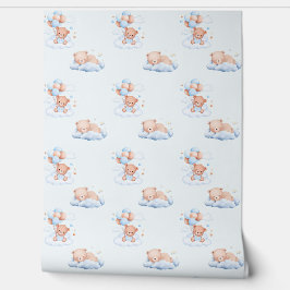 Dromerige Teddy Bear Nursery Wallpaper Behang