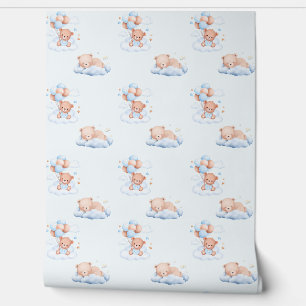 Dromerige Teddy Bear Nursery Wallpaper Behang