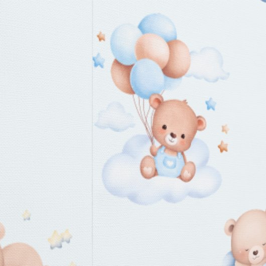 Dromerige Teddy Bear Nursery Wallpaper Behang (Zoom)