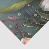 Dromerige Tropische Bloemendecoupage Tissuepapier (Detail)
