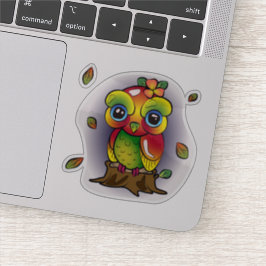 dromerige uil sticker