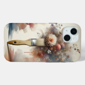 Dromerige verfkwast bloem bos Case-Mate iPhone case (Achterkant (horizontaal))