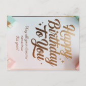 Dromerige verjaardagswensen Kaart (Voorkant)