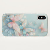 Dromerige Verrukking: Sparkling Pastel Blauw & Roz Case-Mate iPhone Case (Achterkant (horizontaal))