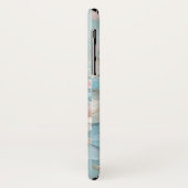 Dromerige Verrukking: Sparkling Pastel Blauw & Roz Case-Mate iPhone Case (Achterkant/links)