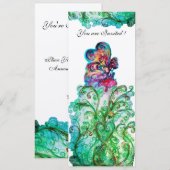 DROMERIGE VERSIERINGEN EN KLEINE ELF paars,rood,bl Kaart (Voorkant / Achterkant)