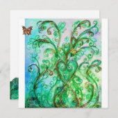 DROMERIGE VERSIERINGEN helder blauw groen wit Kaart (Voorkant / Achterkant)