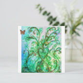 DROMERIGE VERSIERINGEN helder blauw groen wit Kaart (Staand voorkant)