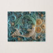 Dromerige Vissen - Papier Quilling Legpuzzel (Horizontaal)