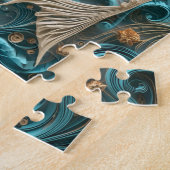Dromerige Vissen - Papier Quilling Legpuzzel (Zijkant)