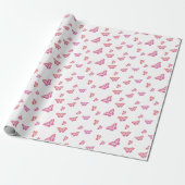 Dromerige Vlinder Cadeaupapier (Uitgerold)