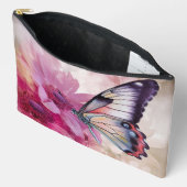 Dromerige vlinder met roze bloemen etui (Open)