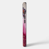 Dromerige vlinder op bloemendoek Case-Mate iPhone case (Achterkant / Links)