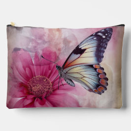 Dromerige vlinder op bloemendoek etui
