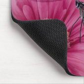 Dromerige vlinder op bloemendoek muismat (Hoek)