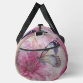 Dromerige vlinder op bloemendoek plunjezak (Rechts)