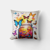 Dromerige vlinderkussen: comfort en stijl voor u kussen (Voorkant)