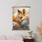 Dromerige Vos Hangend Wandkleed (Slaapkamer)