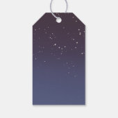 Dromerige Waterverf Adventure wacht op Baby shower Cadeaulabel (Achterkant)