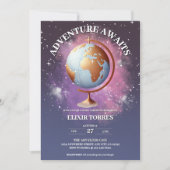 Dromerige Waterverf Adventure wacht op Baby shower Kaart (Voorkant)