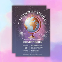 Dromerige Waterverf Adventure wacht op Baby shower