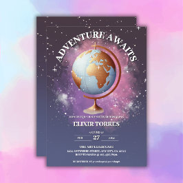 Dromerige Waterverf Adventure wacht op Baby shower Kaart