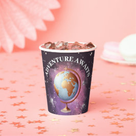 Dromerige Waterverf Adventure wacht op Baby shower Papieren Bekers