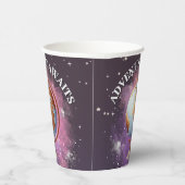 Dromerige Waterverf Adventure wacht op Baby shower Papieren Bekers (Rechts)