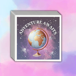 Dromerige Waterverf Adventure wacht op Baby shower Servet