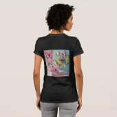 Dromerige Waterverf Butterfly T-Shirt voor Vrouwen (Achterkant volledig)