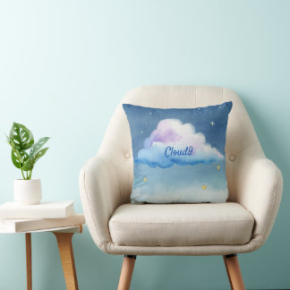 Dromerige waterverf cloud9 kussen