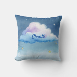 Dromerige waterverf cloud9 kussen