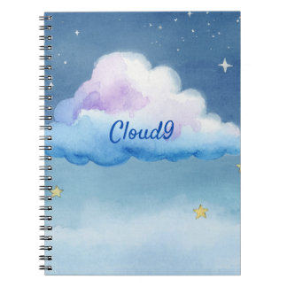 Dromerige Waterverf Cloud9 Sterrennacht Notitieboe Notitieboek