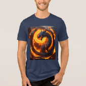 Dromerige Waterverf Dragon T-shirt (Voorkant)