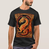 Dromerige Waterverf Dragon T-shirt (Voorkant)