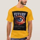 Dromerige Waterverf futuristisch T-shirt (Voorkant)