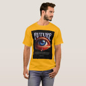 Dromerige Waterverf futuristisch T-shirt (Voorkant volledig)