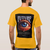 Dromerige Waterverf futuristisch T-shirt (Achterkant)