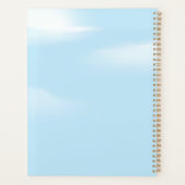 Dromerige Waterverf Giraffe in Heet Luchtballon me Planner (Achterkant)
