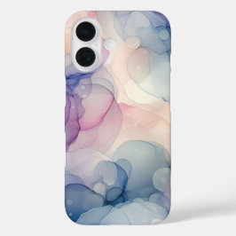 Dromerige Waterverf inkt kunst iPhone 16 Hoesje