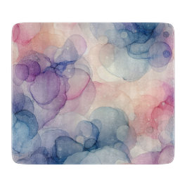 Dromerige Waterverf inkt kunst Snijplank