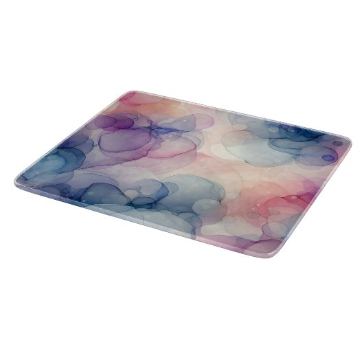 Dromerige Waterverf inkt kunst Snijplank (Hoek)