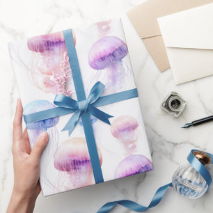 Dromerige Waterverf kwal Gift Wrap Cadeaupapier