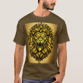 Dromerige Waterverf Lion T-Shirt Design (Voorkant)