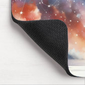 Dromerige Waterverf Night Sky Muismat (Hoek)