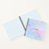 Dromerige waterverf roze blauw turquoise notitieboek (Binnen)