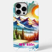 Dromerige Waterverf Sunset, iPhone / iPad case (Achterkant)
