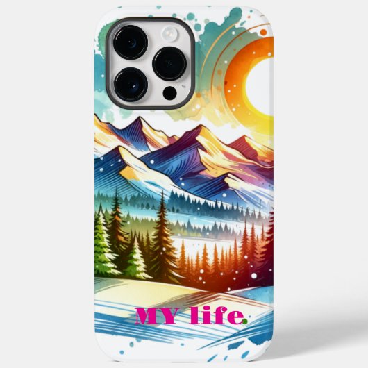 Dromerige Waterverf Sunset, iPhone / iPad case (Achterkant)