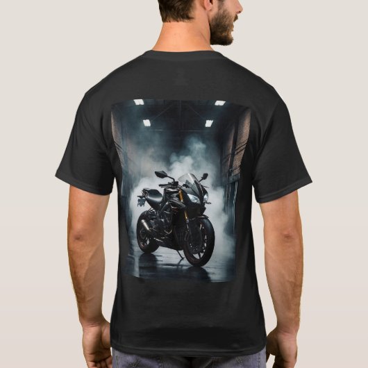 Dromerige Waterverf Superbike T-shirt (Achterkant)